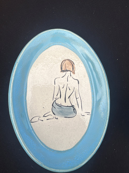 Oval Dish - Nude Women - multiple designs