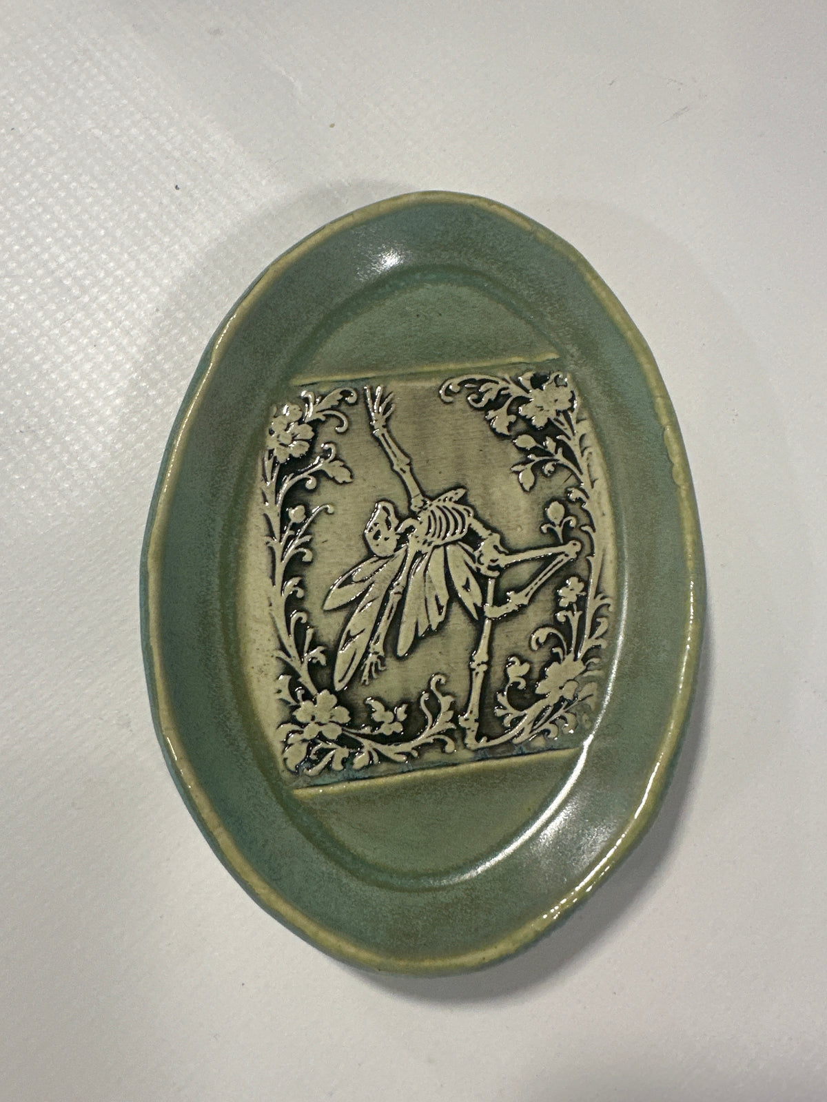 Oval Dish - Fairy Skeletons - multiple colors