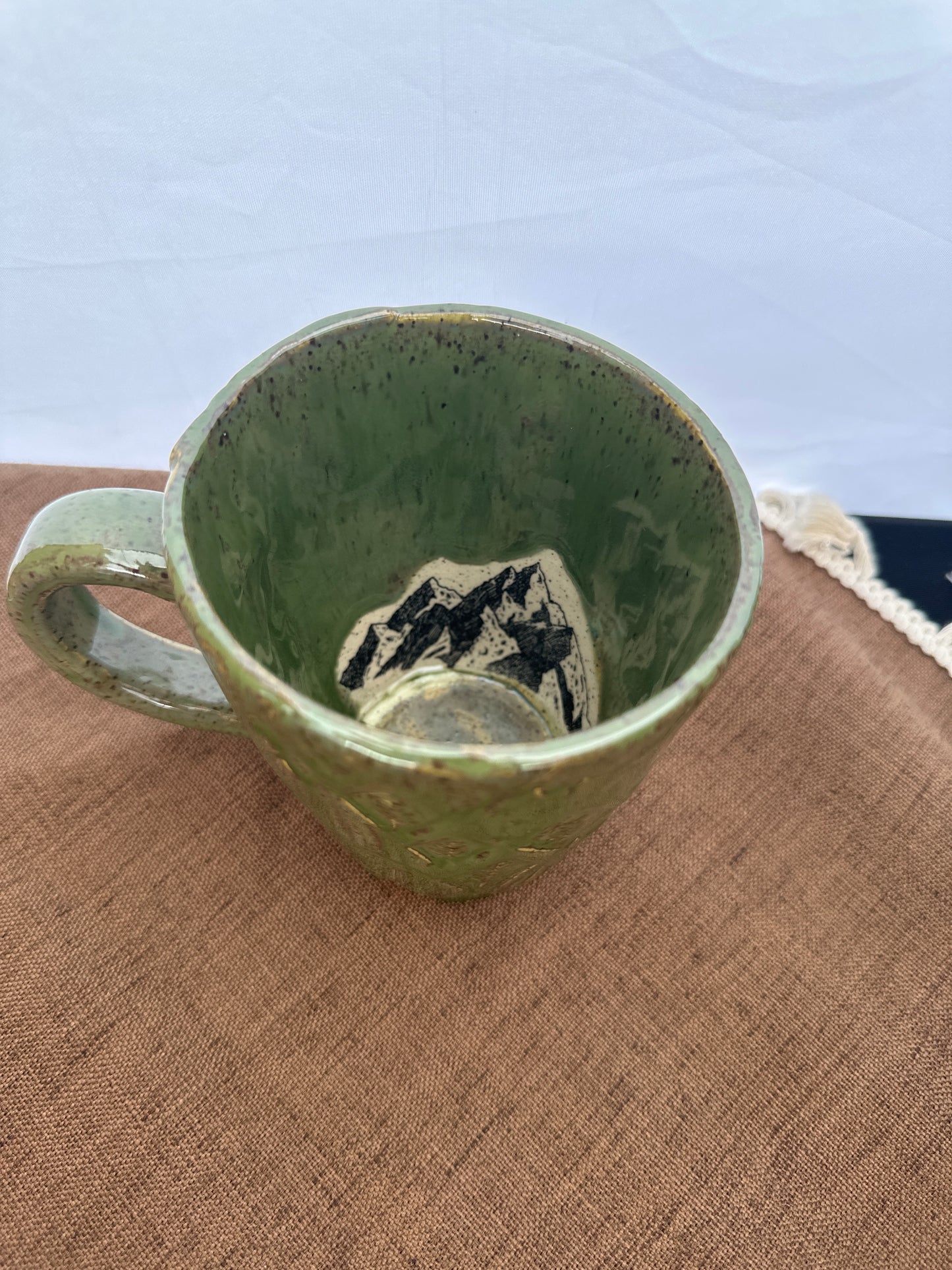 Mug 16 oz - Textured Mountains - Multiple colors