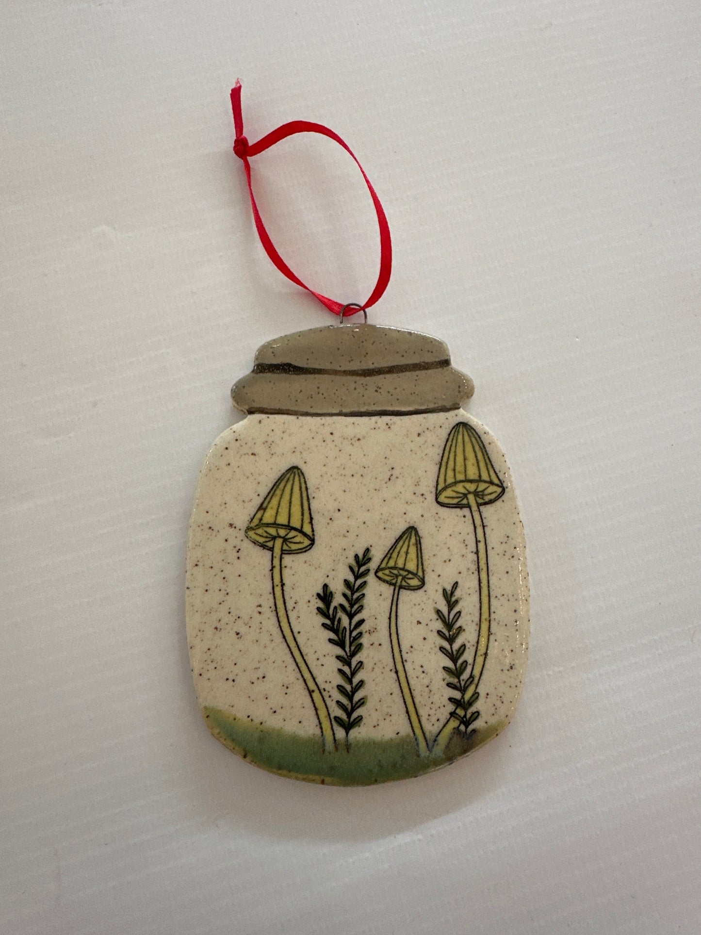 Christmas Ornaments - Mushroom Mason Jar (multiple styles available)