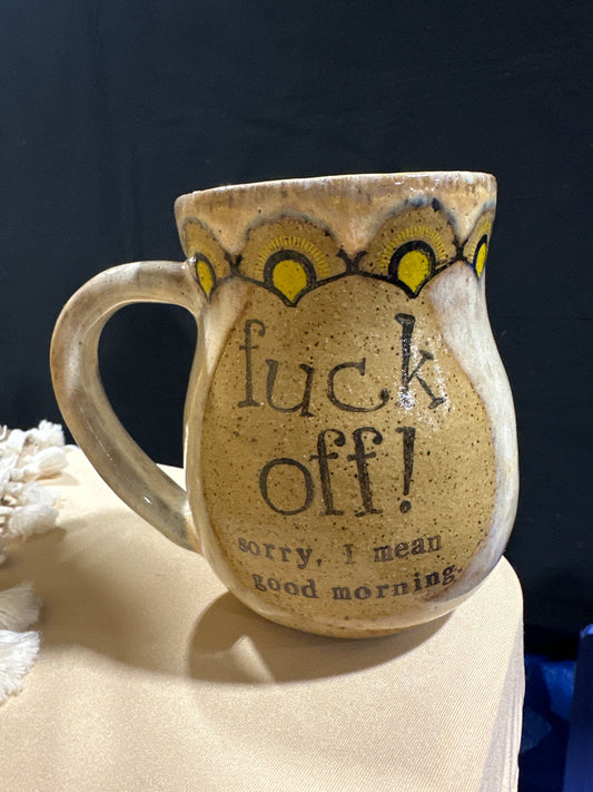 Mug 18 oz - Fuck Off-Good Morning - Multiple colors