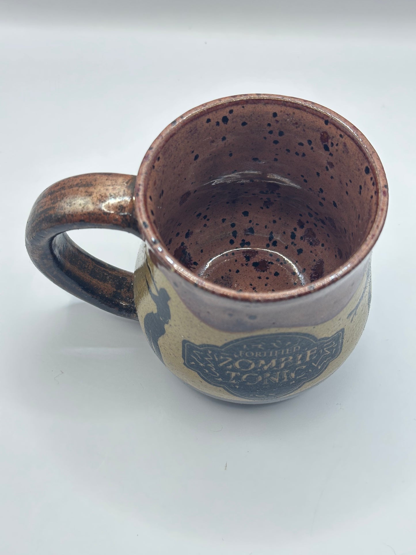 Mug 14 oz - Zombie Tonic - Copper Float & Peppered Plum