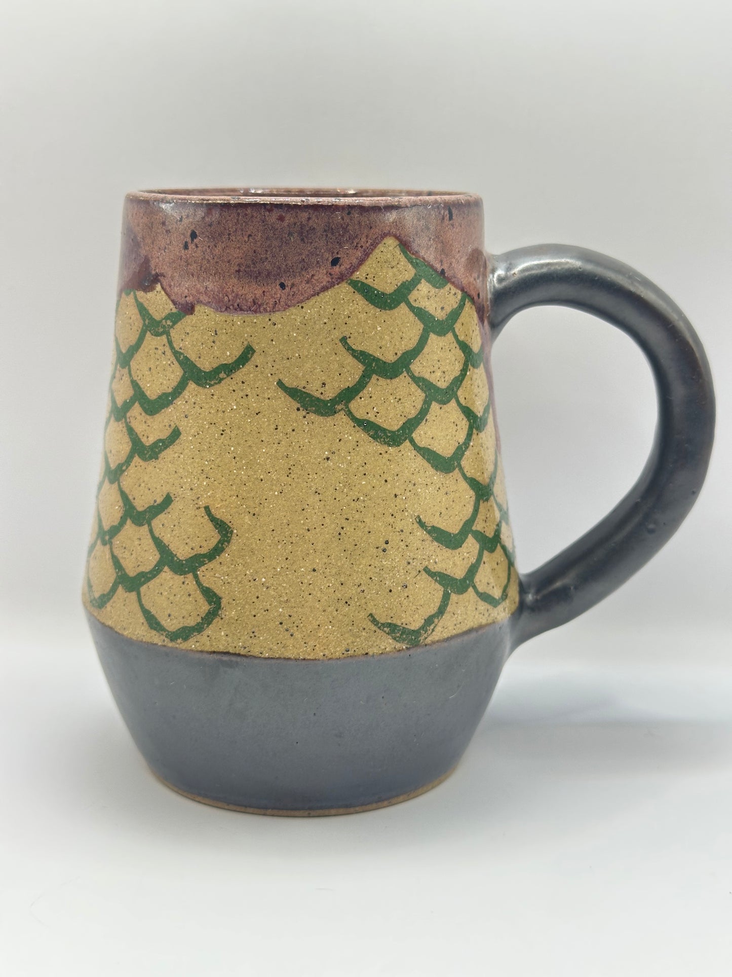 Mug 16 oz - Dragons Blood - Black Walnut & Copper Float