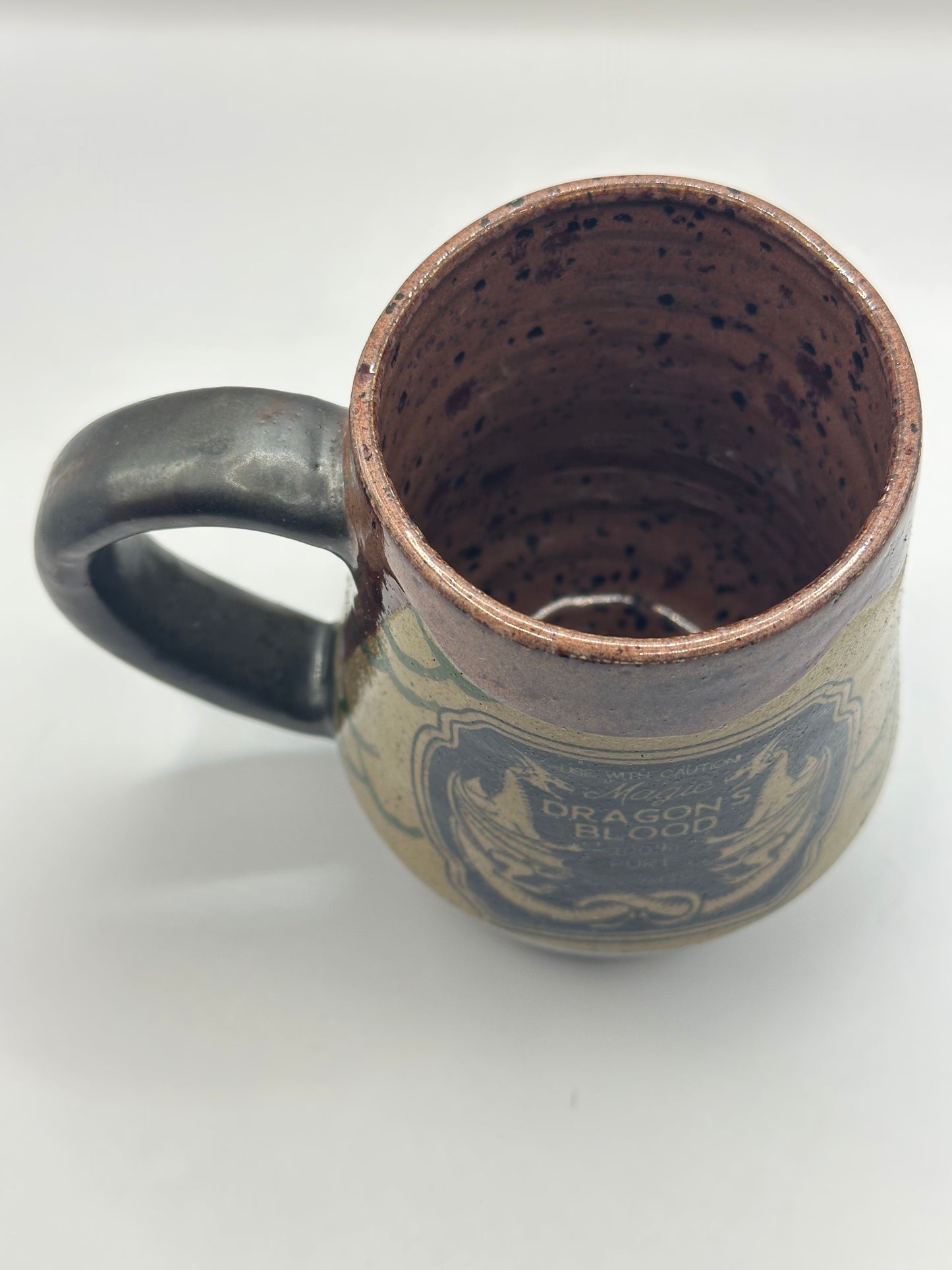 Mug 16 oz - Dragons Blood - Black Walnut & Copper Float