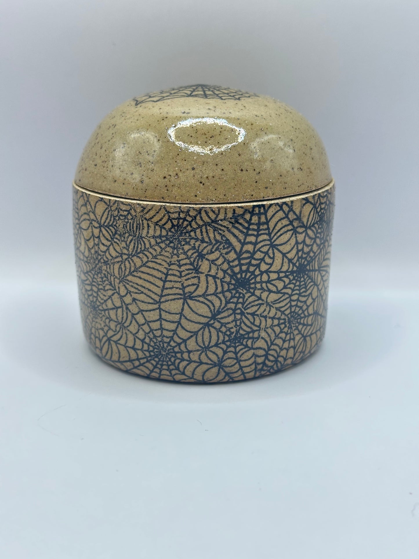 Jar w/lid - Apothecary Spider Hair