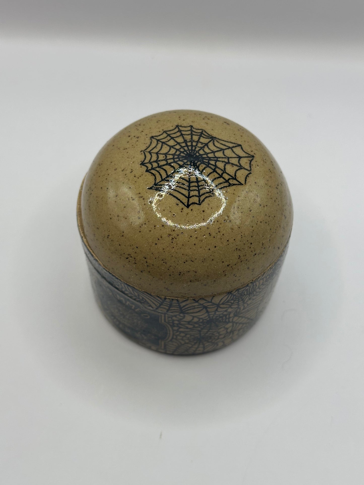 Jar w/lid - Apothecary Spider Hair