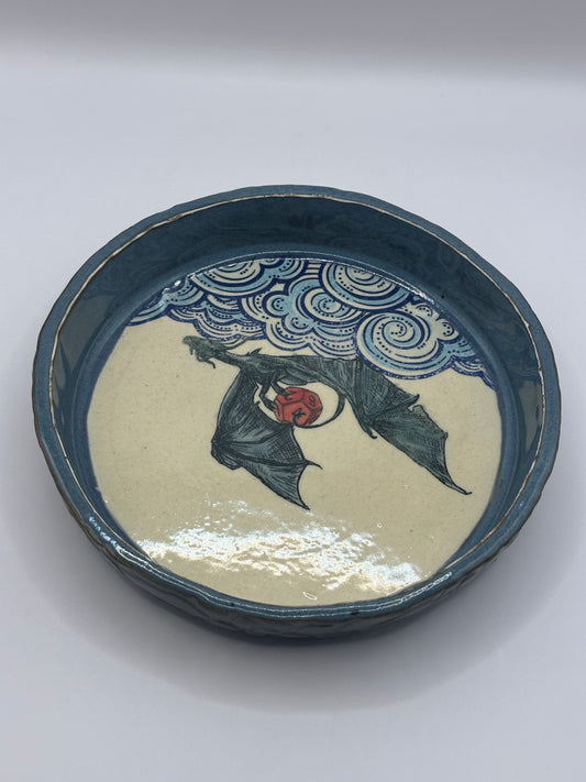 Dice Tray - Flying Dragon - Blue (Includes set of dice)