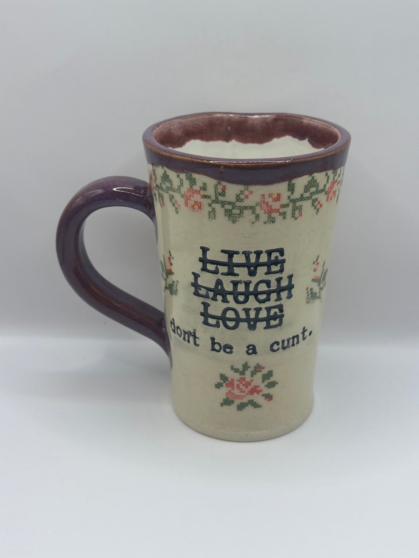 Mug 16 oz - Don’t be a C*nt - Multiple Colors & Patterns