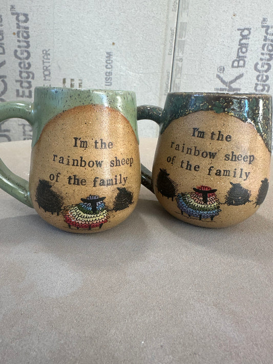 Mug 14 oz - Rainbow Sheep (multiple colors)