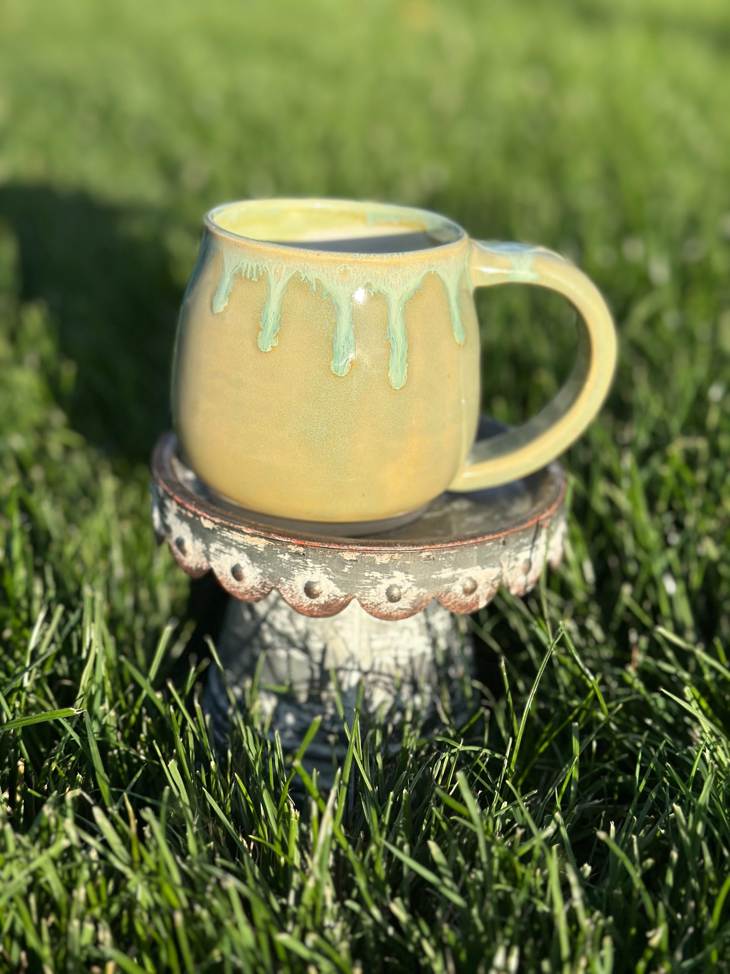 Mug 12 oz - Golf Green Tea Drip
