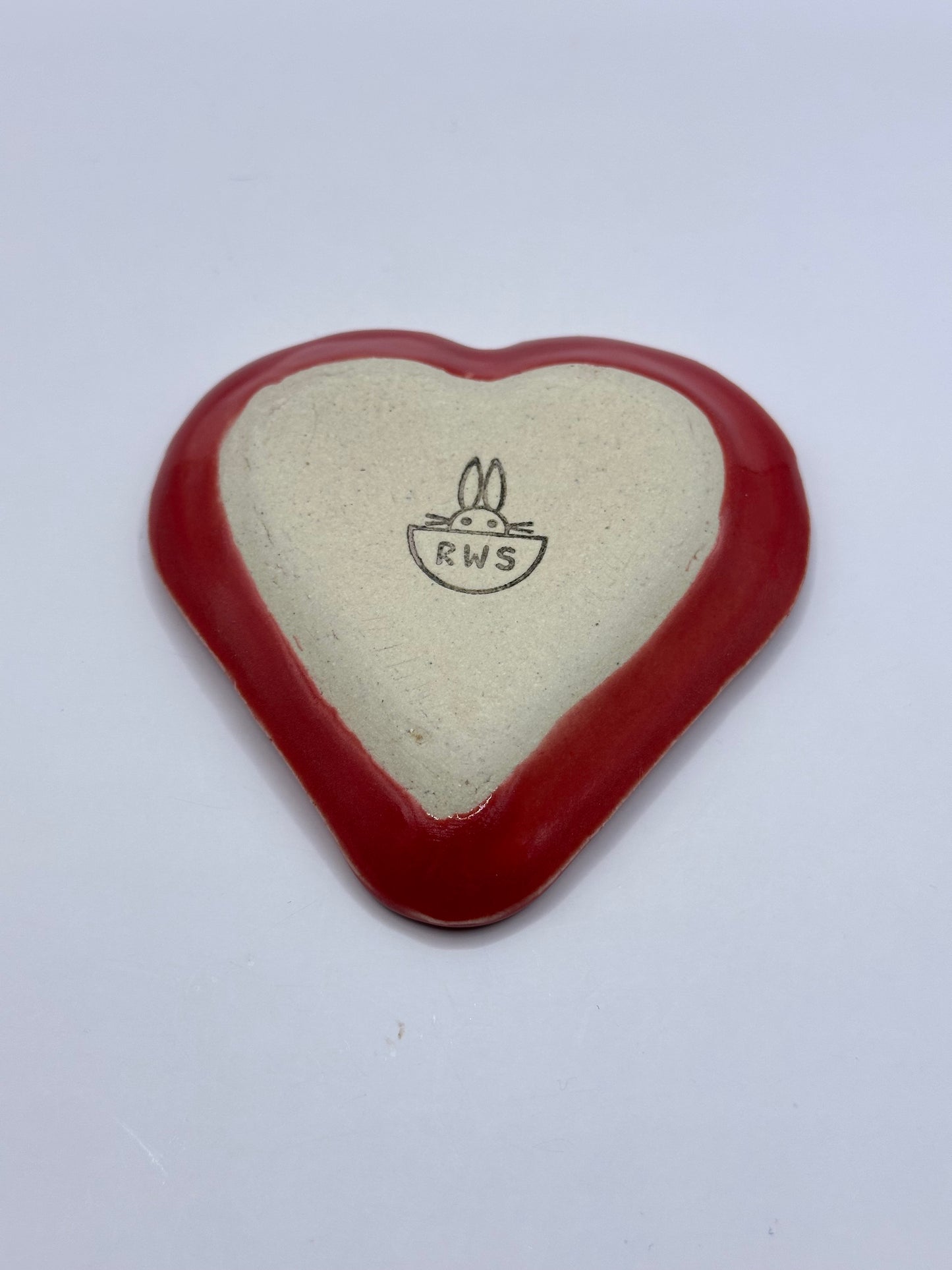 Heart Dish - Red Conversation Hearts