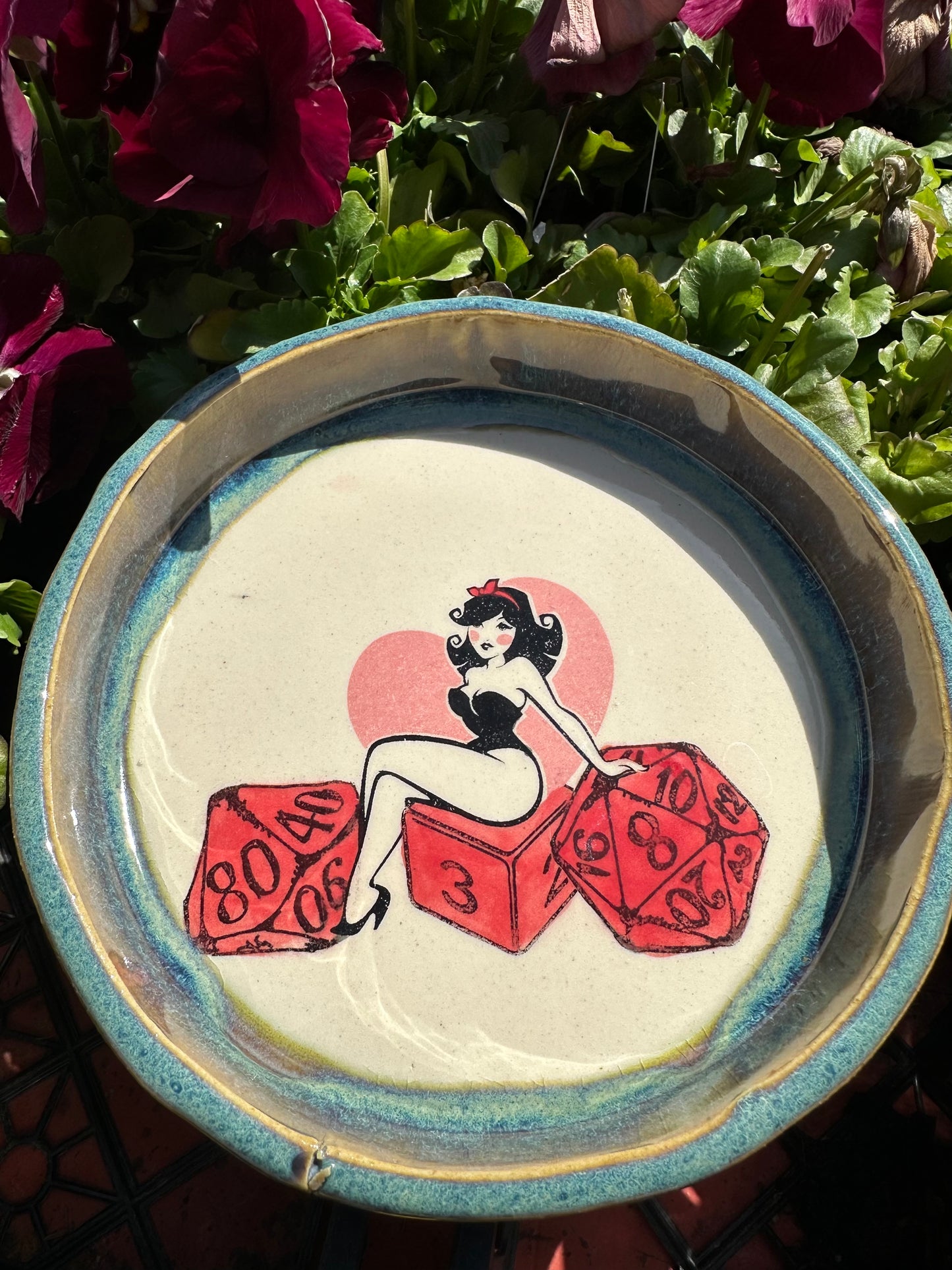 Dice Tray - Pinup Tidal Pool (Includes set of dice)