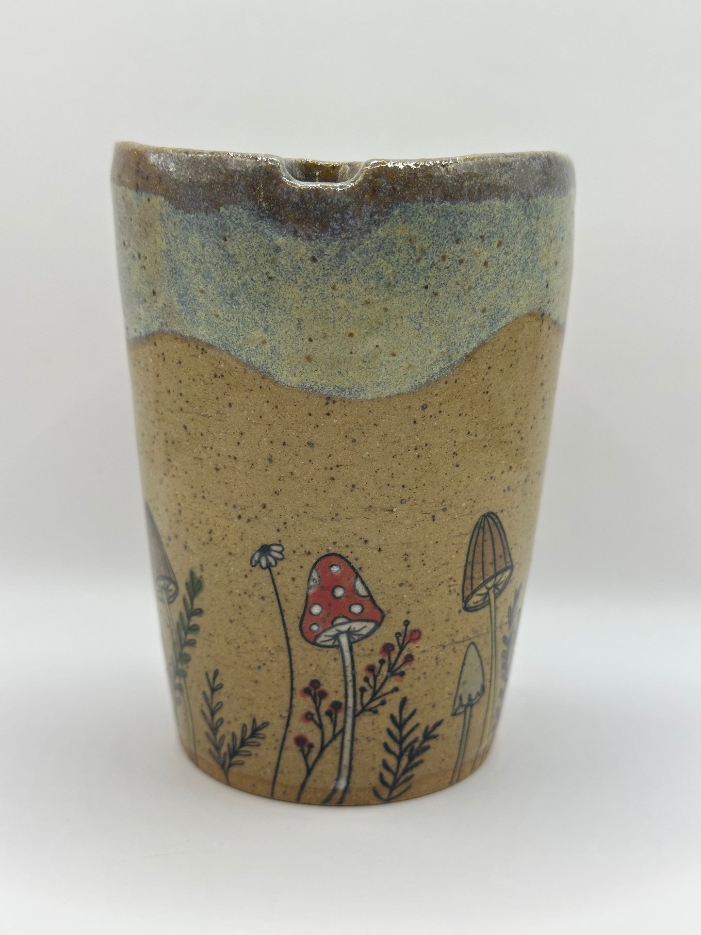 Travel Cup 12 oz - Shroomies Northern Lights
