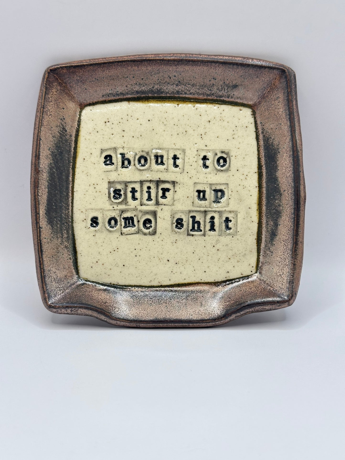 Spoon Rest Square - (multiple colors & sayings available)
