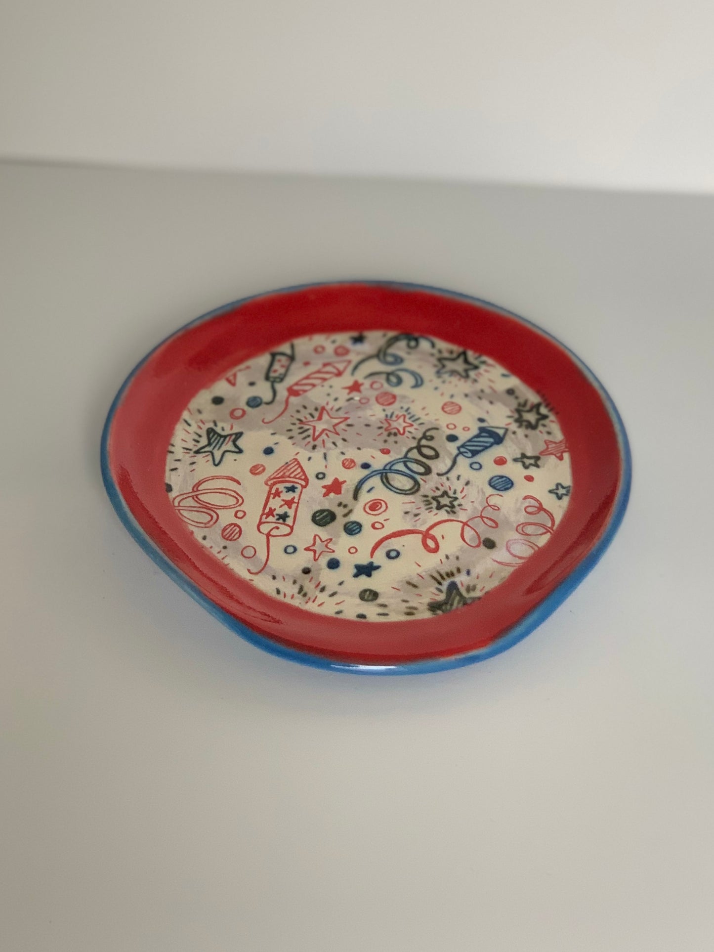 Spoon Rest Large - Fireworks