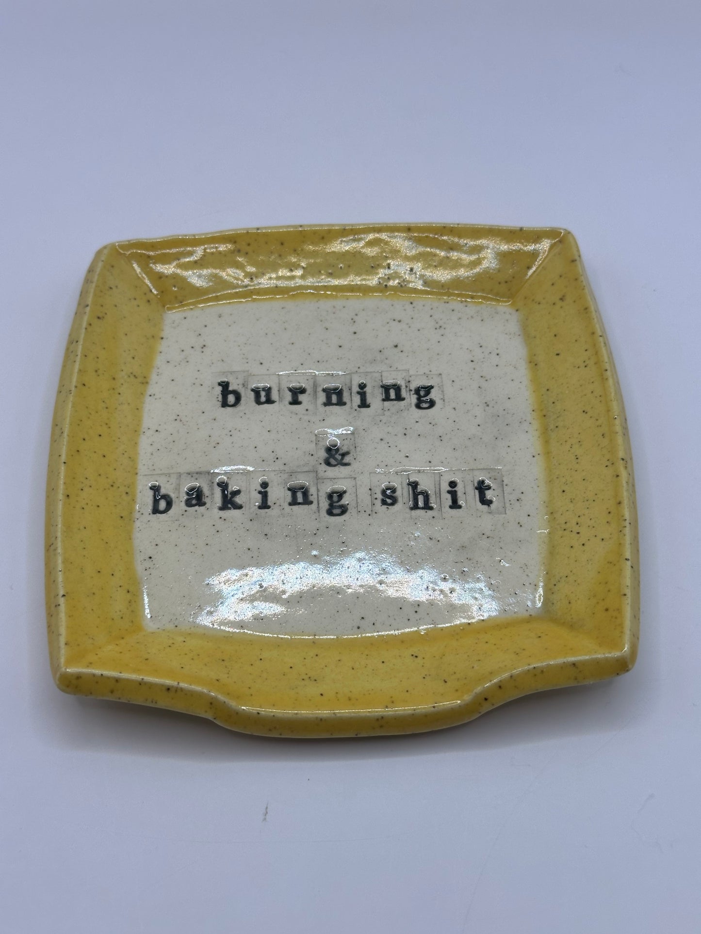 Spoon Rest Square - Burning & baking shit - multiple colors