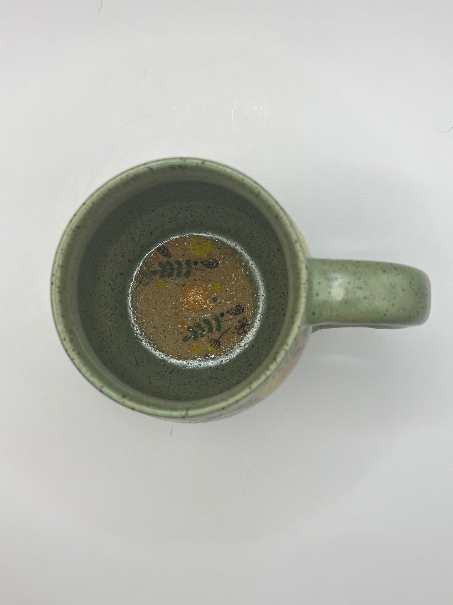 Mug 16 oz - Kindly Fuck Off - Yellow Flowers Green Tea