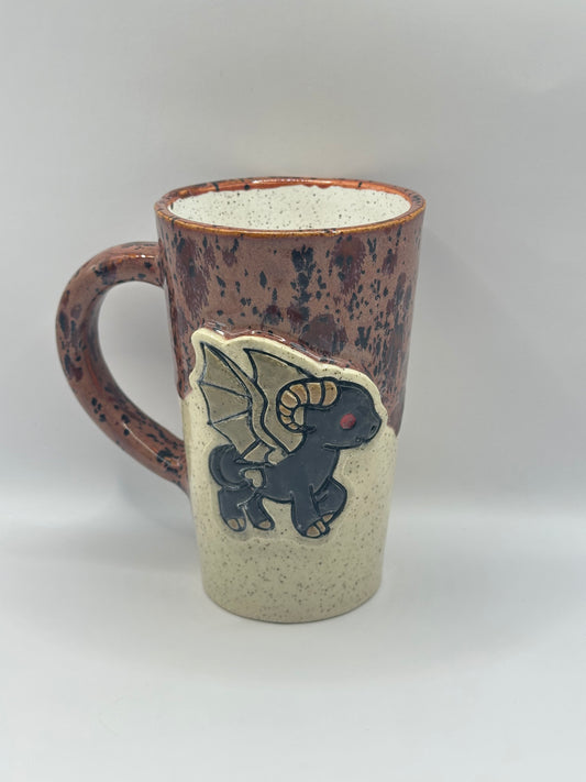 Mug 16 oz - Jersey Devil  - Peppered Plum