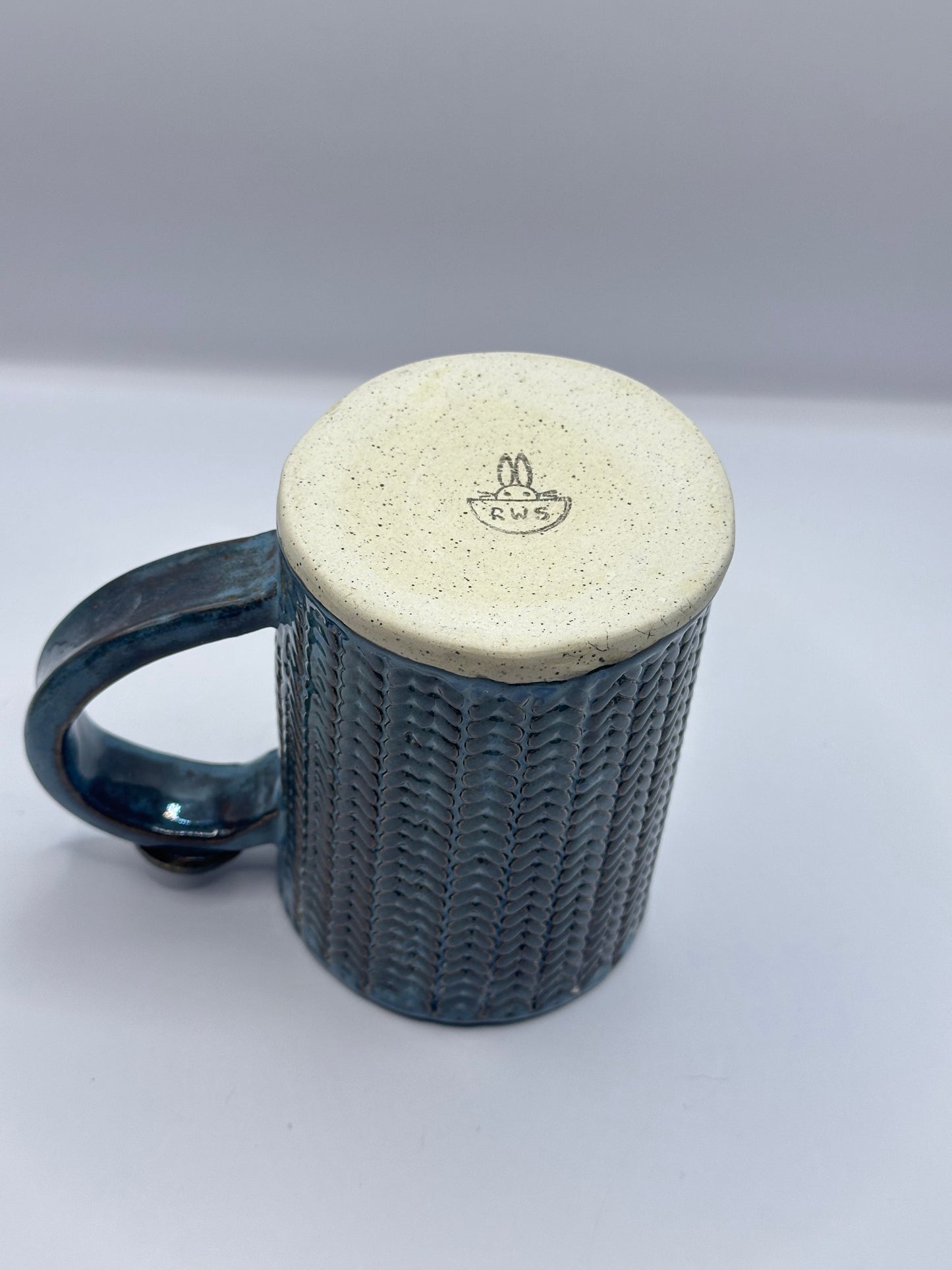 Mug 14 oz - Knit Texture w/Buttons - Multiple Colors