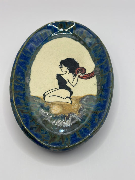 Oval Dish - Pinup & Octopus - multiple designs