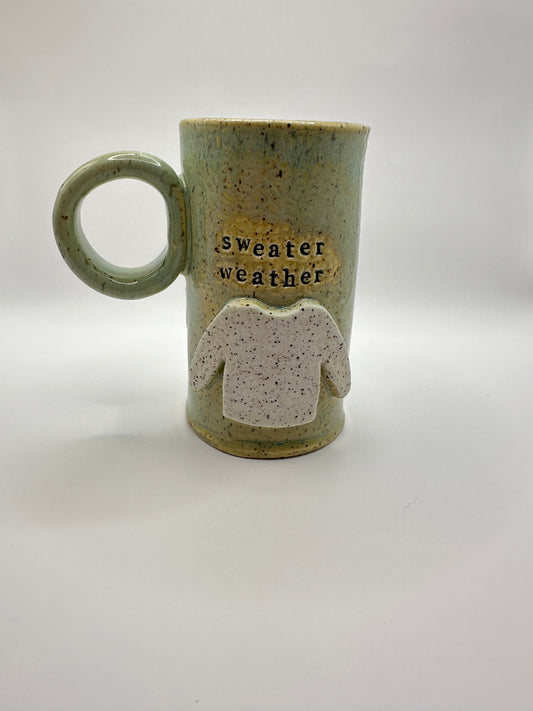 Mug 8 oz - Green Sweater Weather