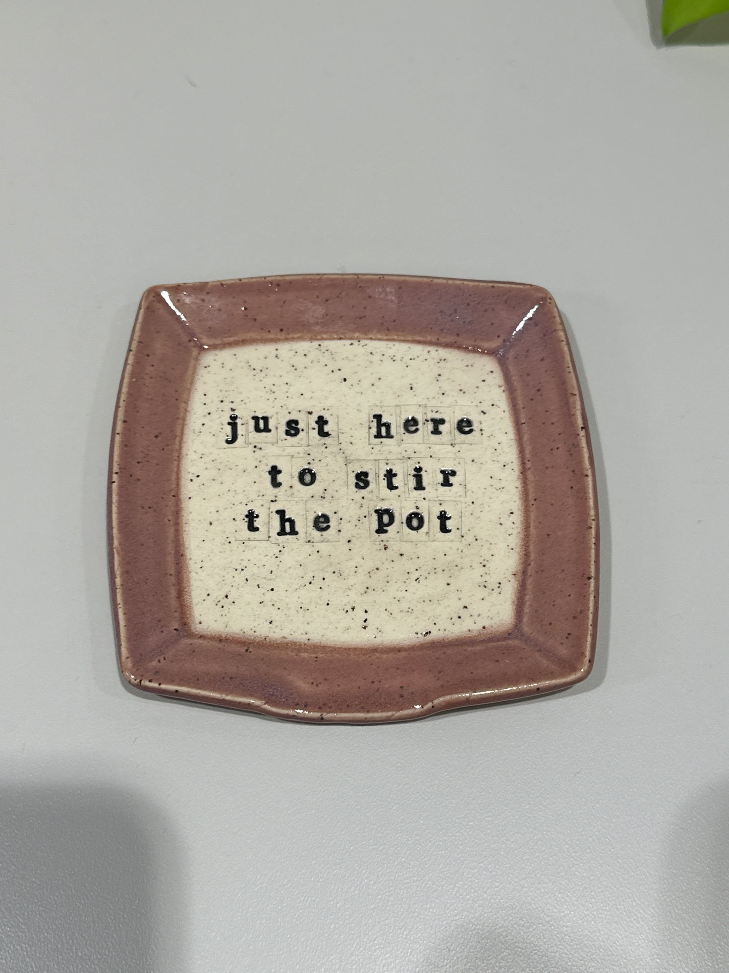 Spoon Rest Square - (multiple colors & sayings available)