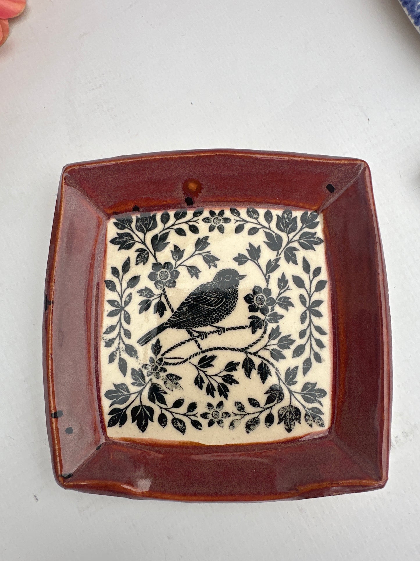 Spoon Rest Square - Woodblocks - multiple designs/colors