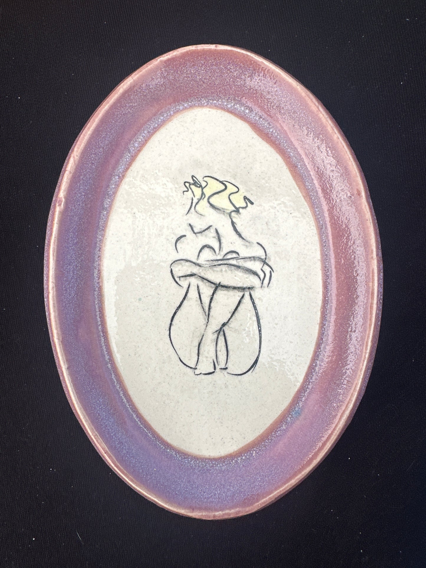 Oval Dish - Nude Women - multiple designs