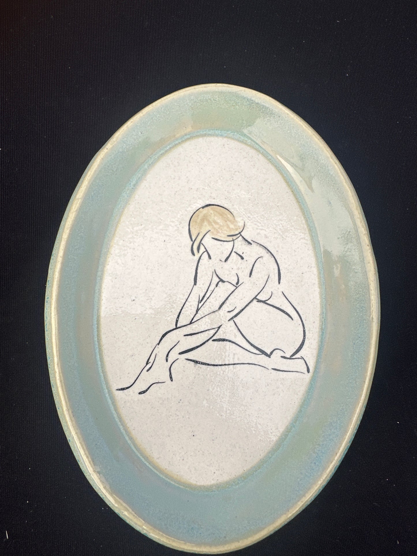 Oval Dish - Nude Women - multiple designs