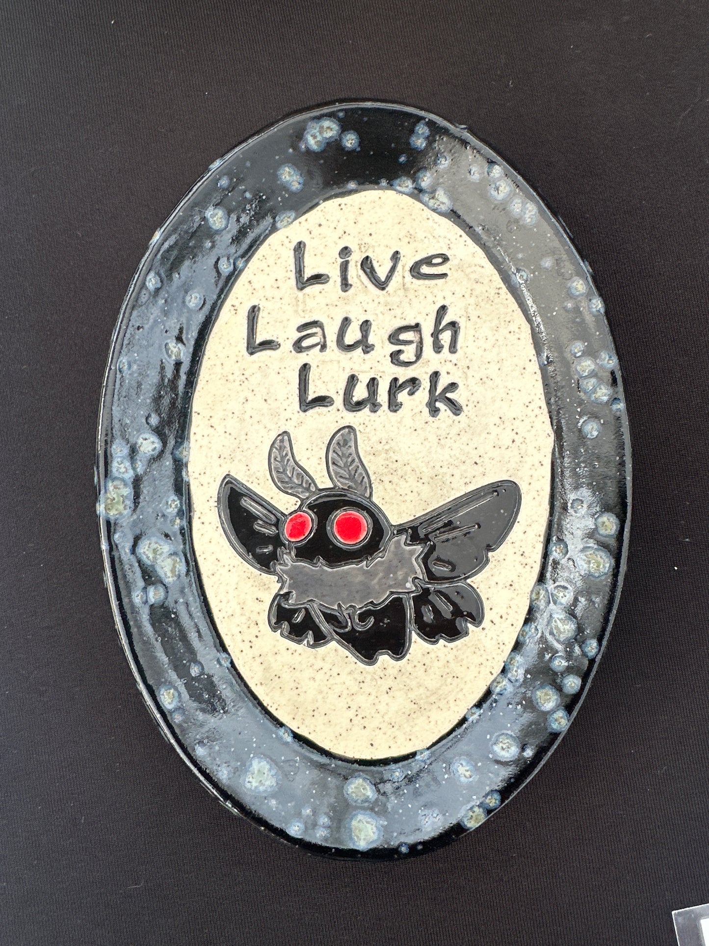 Oval Dish - Live Laugh Lurk Cryptids - multiple designs