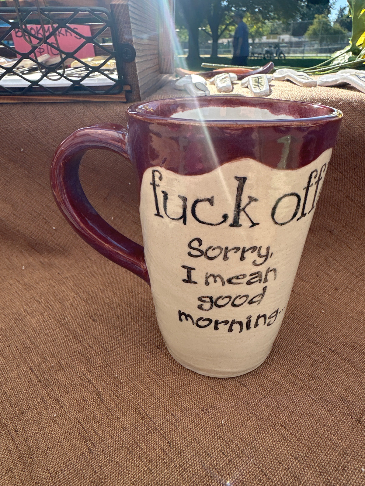 Mug 16 oz - Fuck Off-Good Morning - Multiple colors