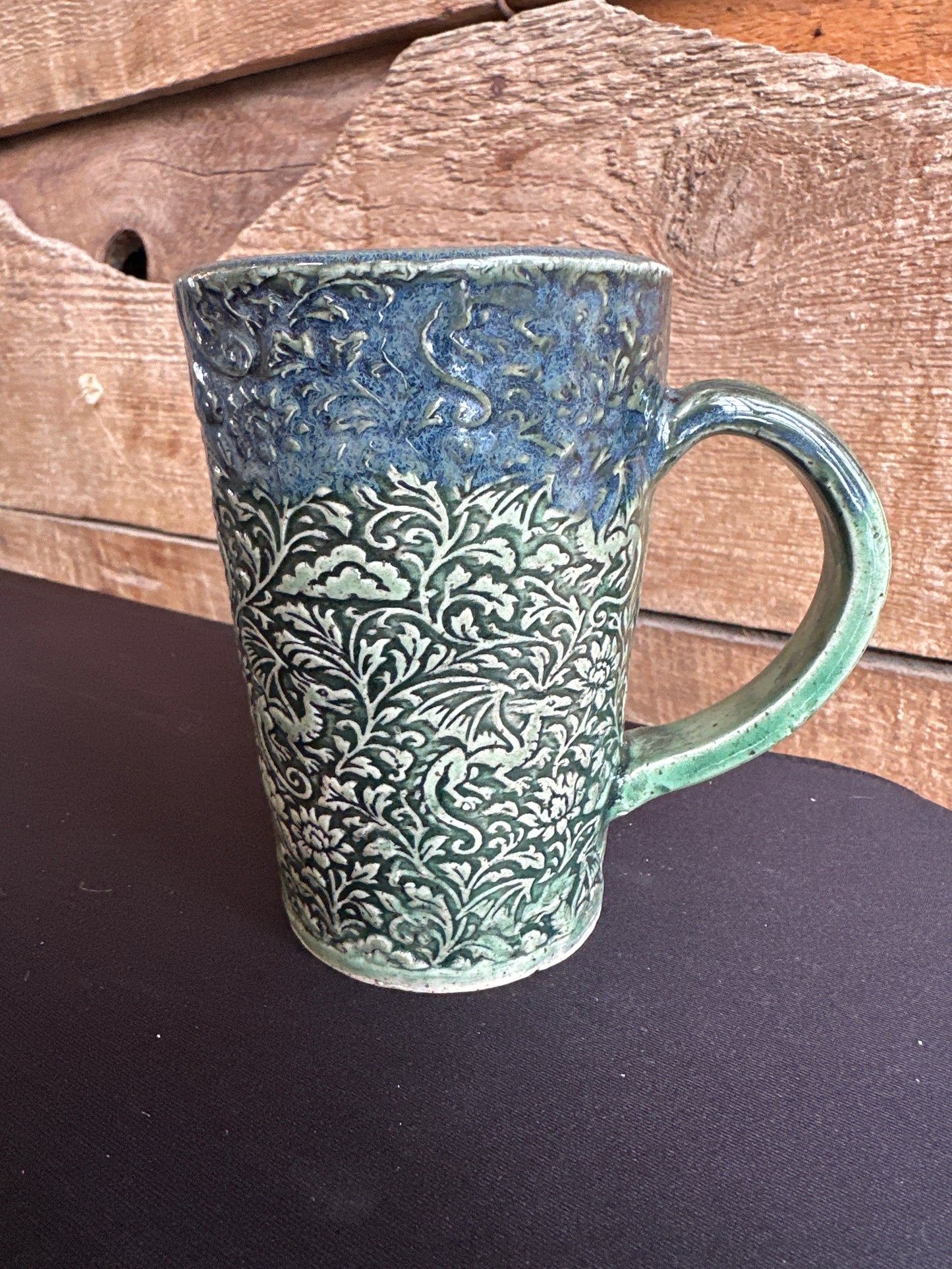 Mug 16 oz - Dragon Vines - Multiple colors