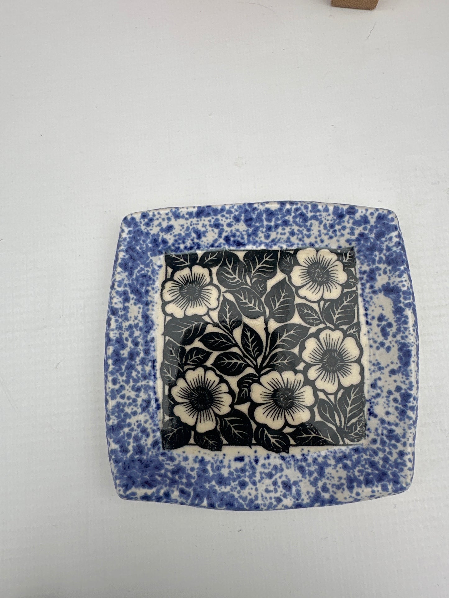 Spoon Rest Square - Woodblocks - multiple designs/colors