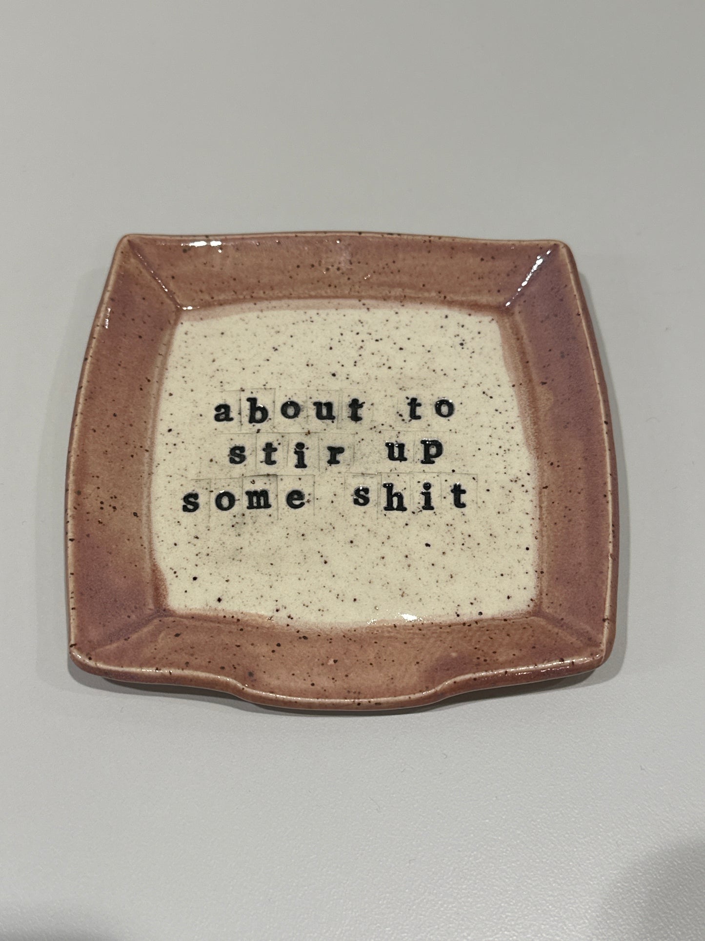 Spoon Rest Square - (multiple colors & sayings available)