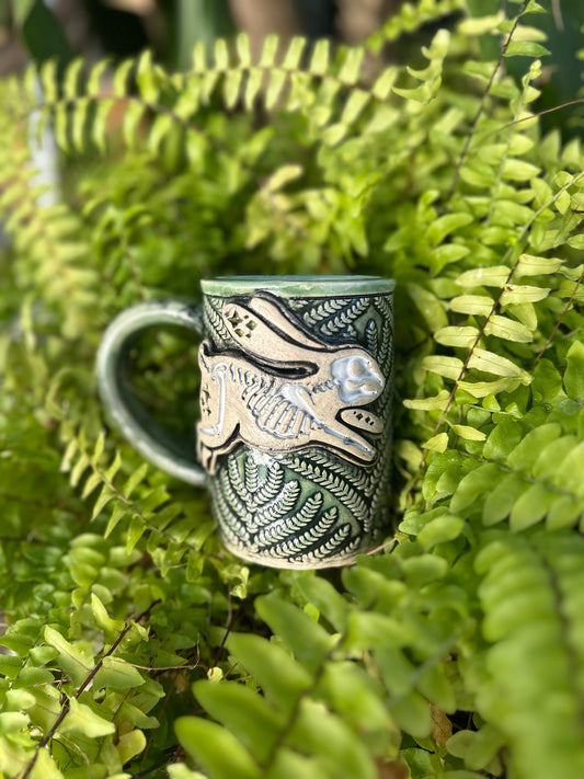 Mug 14 oz - Skelerabbit - Multiple Colors & Textures