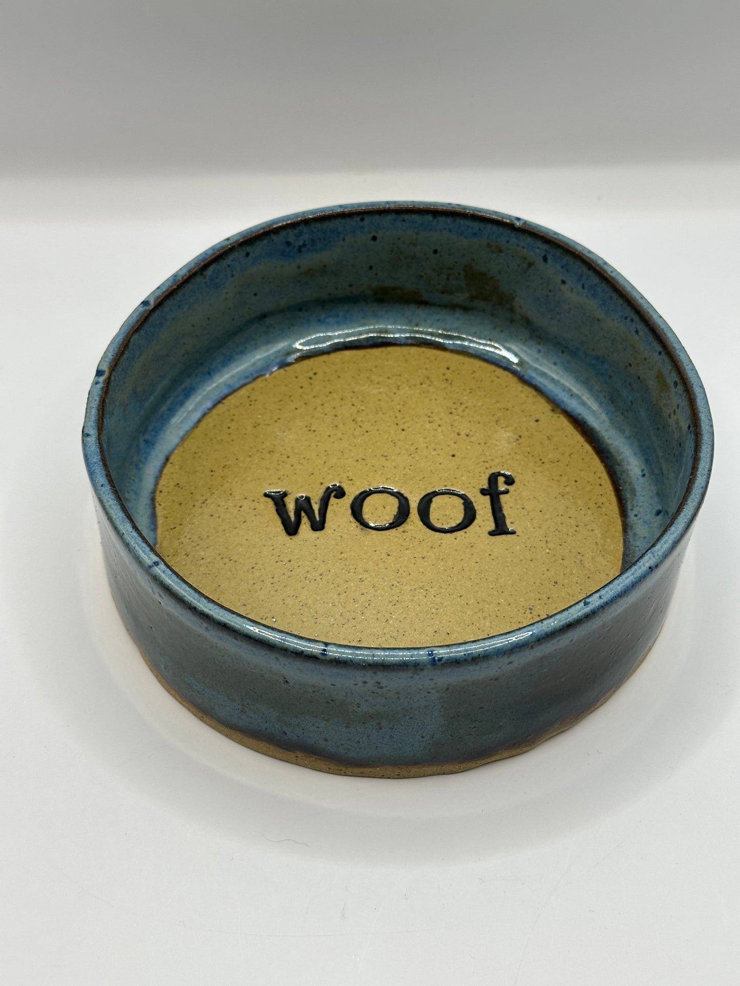 Dog Bowl - Woof - multiple colors