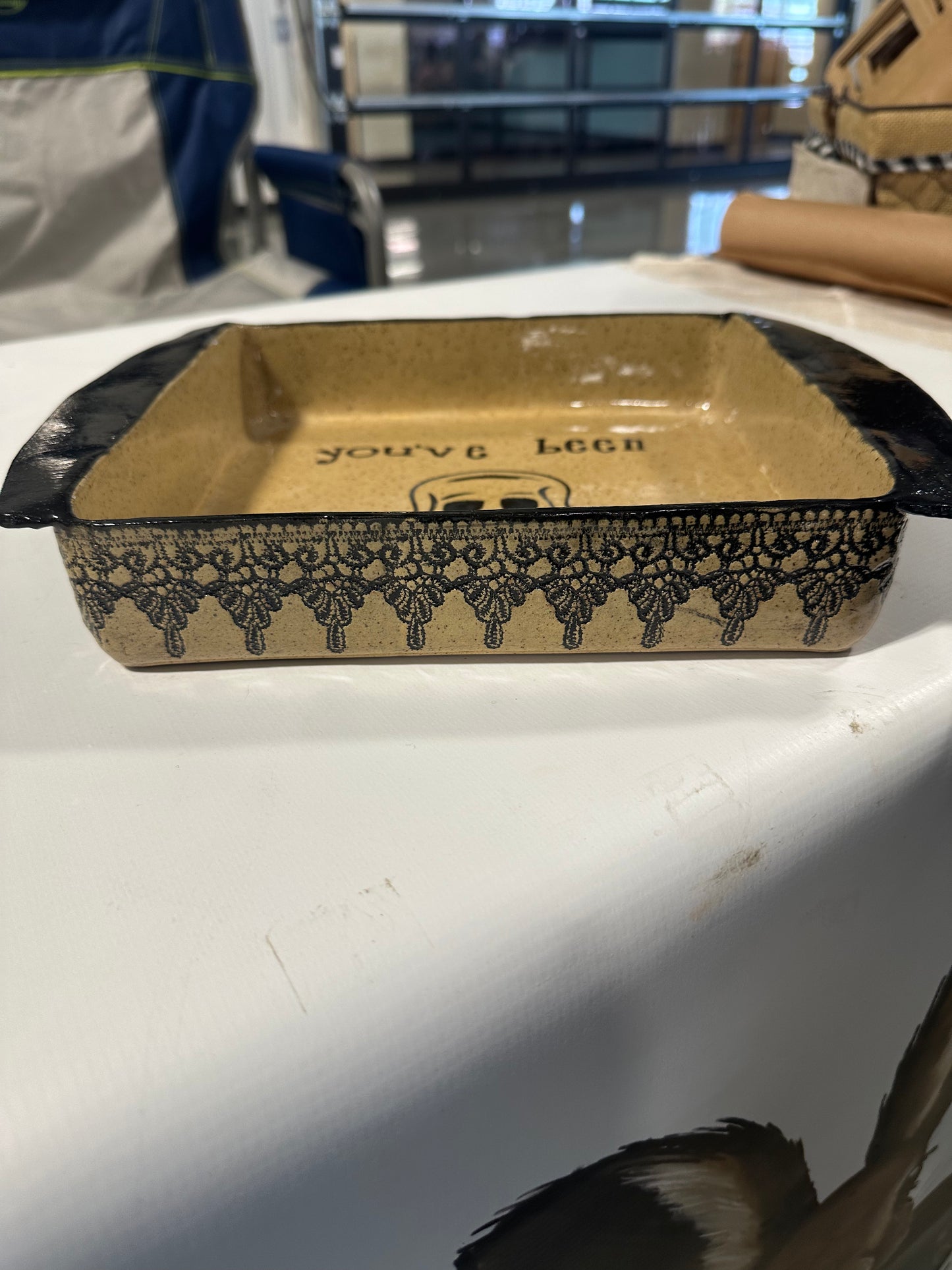 Serving Dish 9" x 9”- You’ve Been Poisoned