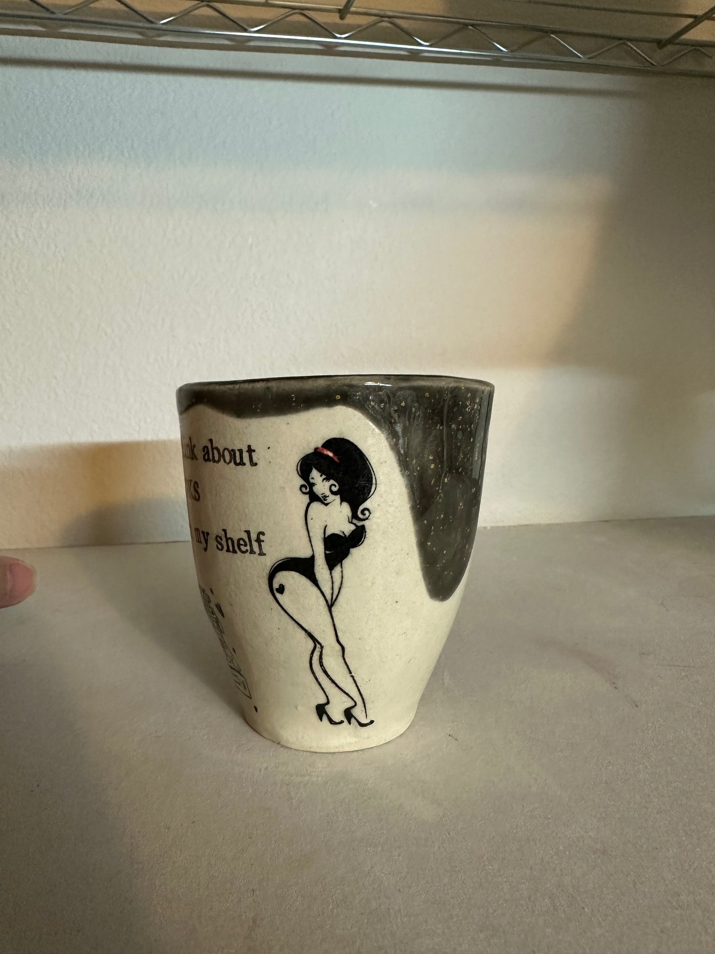 Mug 14 oz - Touch My Shelf - multiple designs/colors