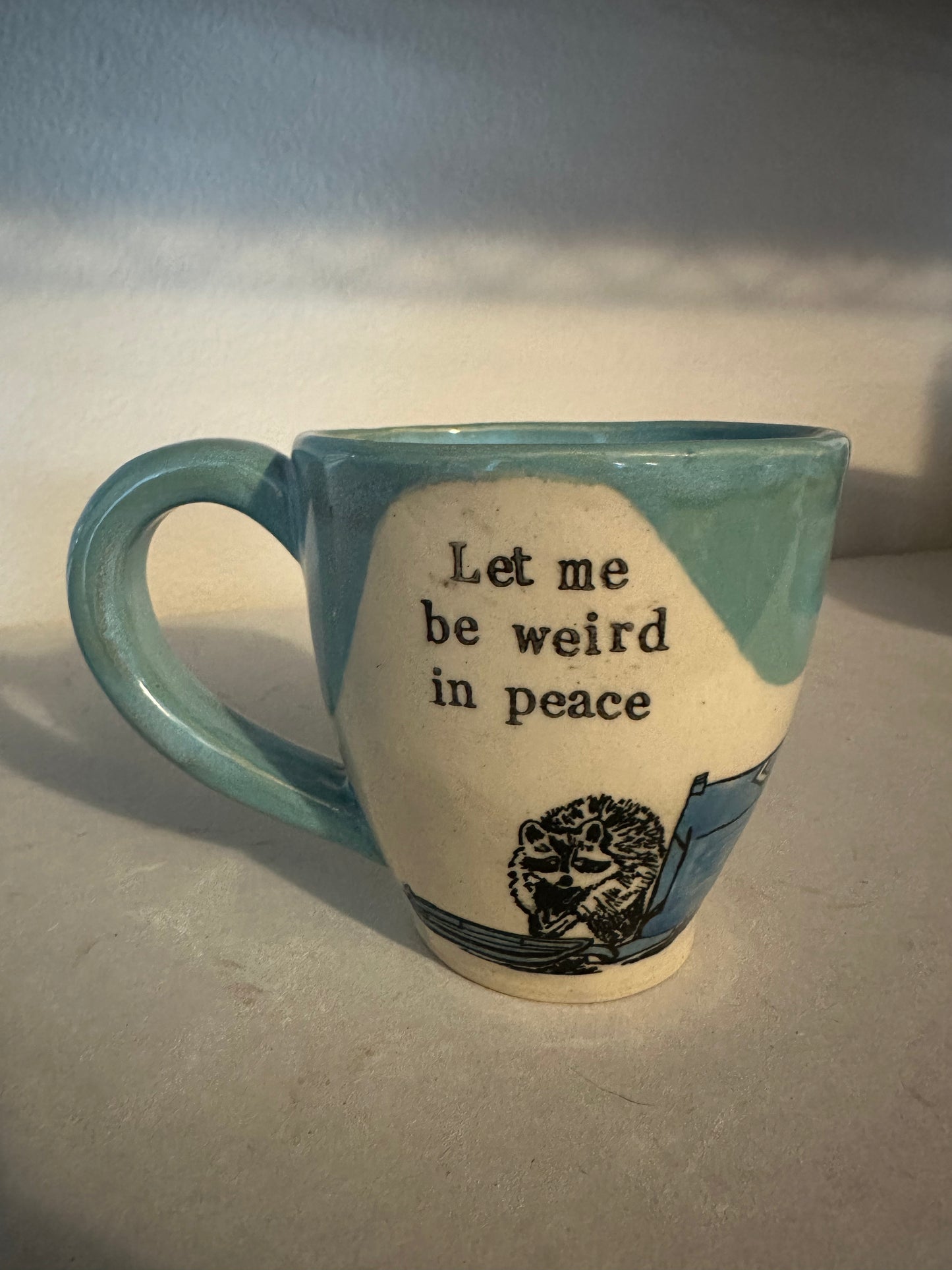 Mug 10 oz - Let Me Be Weird in Peace - multiple designs/colors