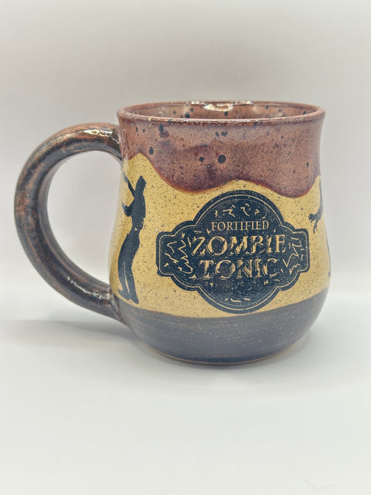 Mug 14 oz - Zombie Tonic - Copper Float & Peppered Plum