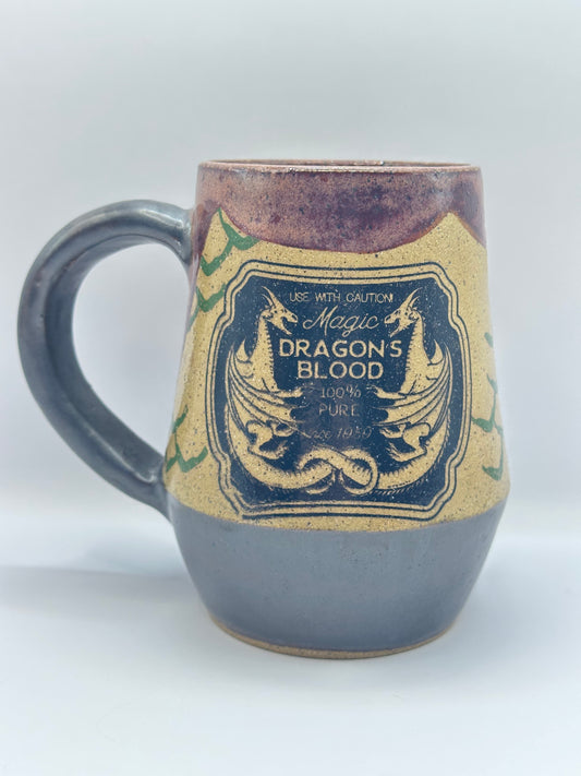 Mug 16 oz - Dragons Blood - Black Walnut & Copper Float