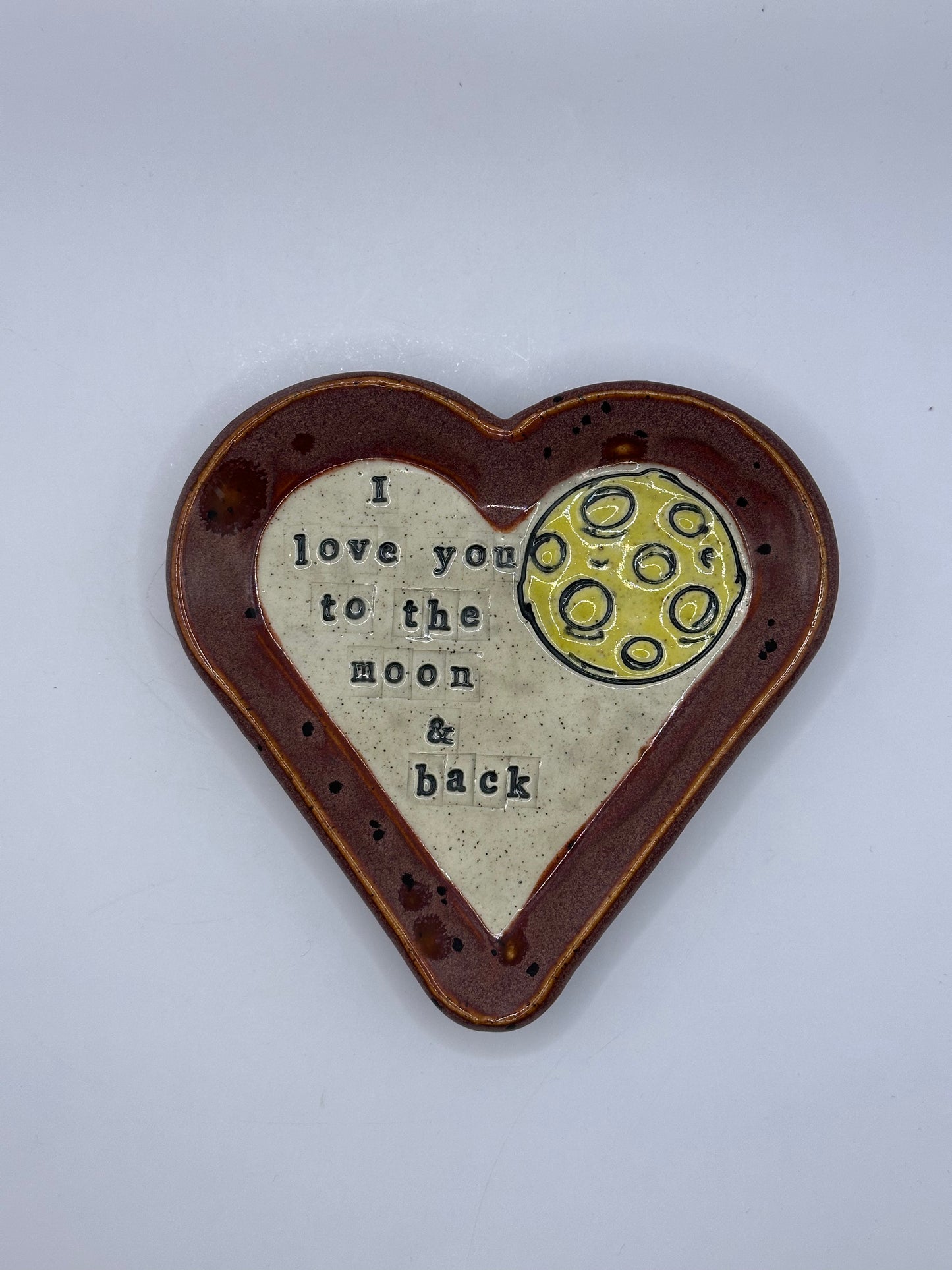 Heart Dish - Love You To The Moon - Multiple Sizes