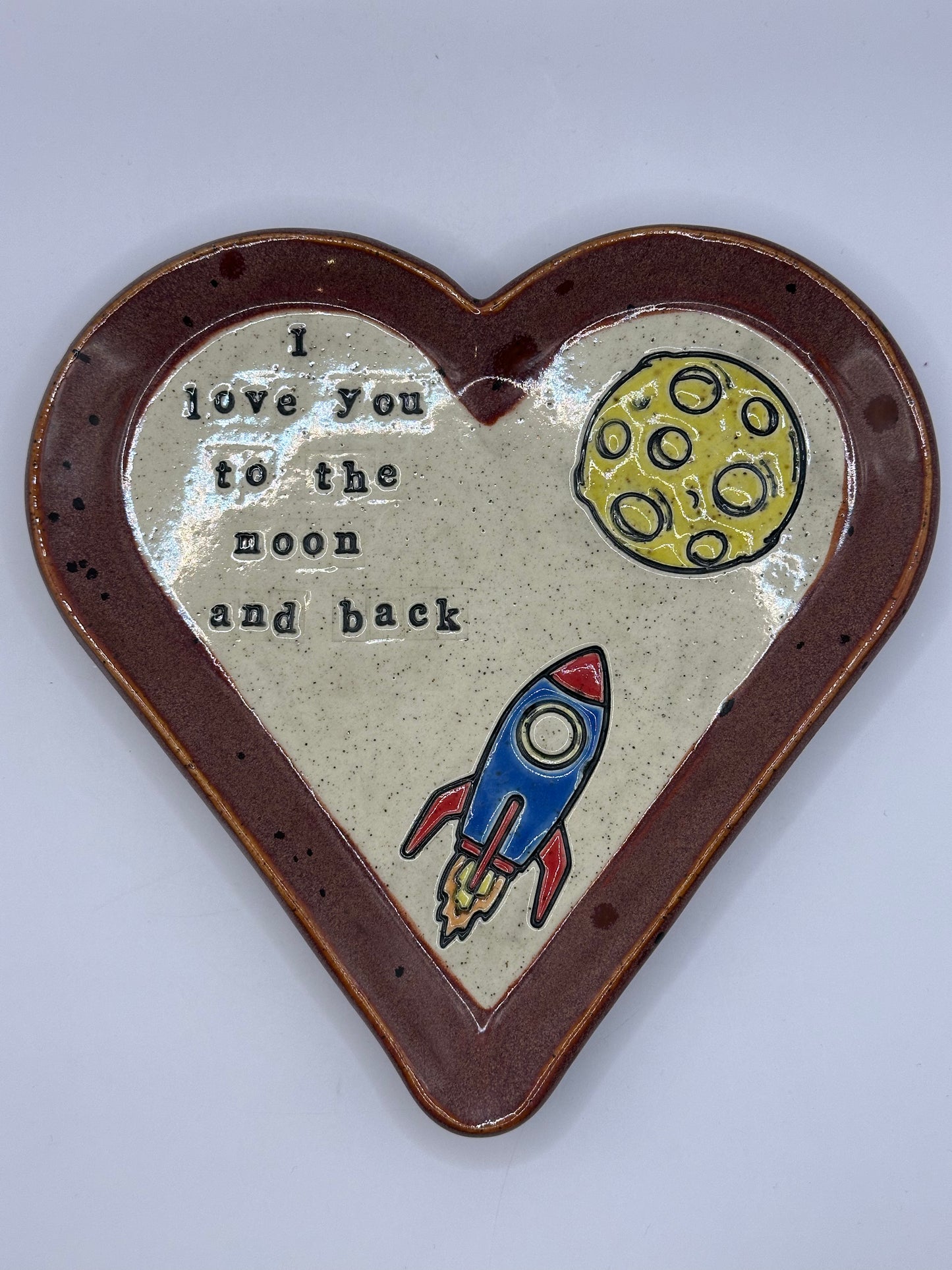 Heart Dish - Love You To The Moon - Multiple Sizes