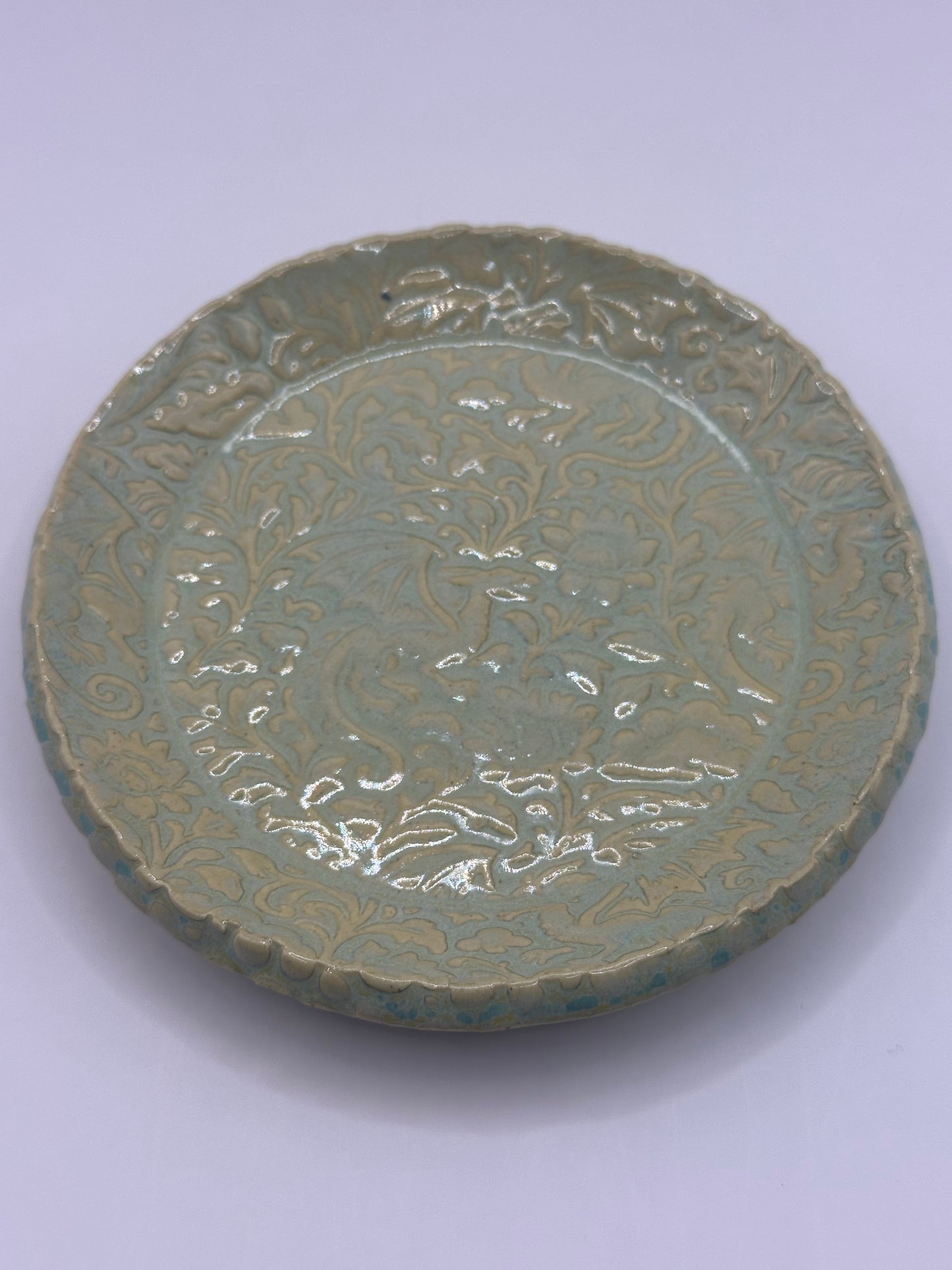Round Dish - Textured Dragons multiple colors available