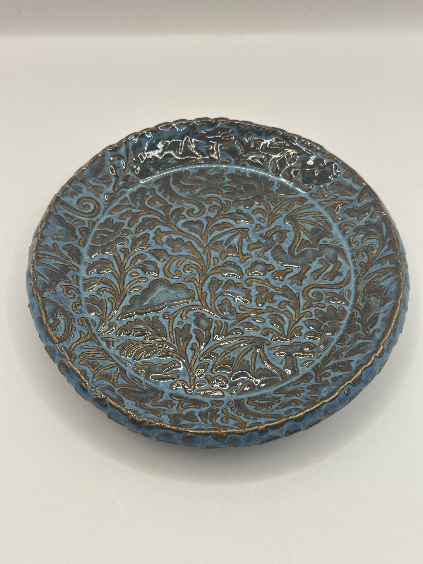 Round Dish - Textured Dragons multiple colors available