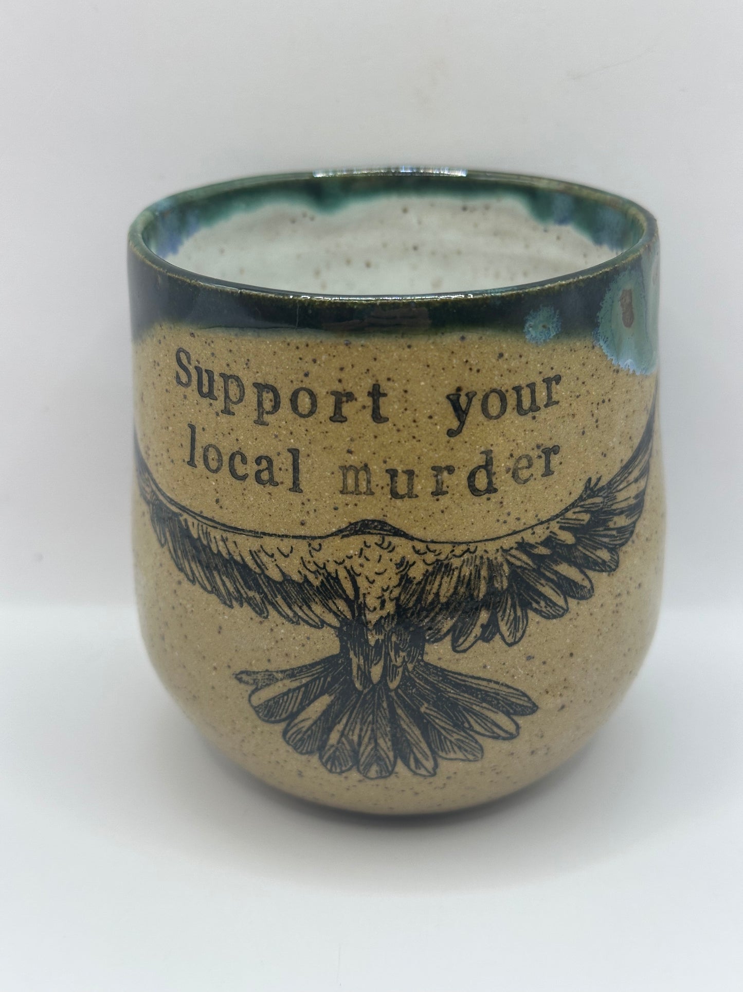 Wine Tumbler 10 oz- Support Your Local Murder - multiple styles