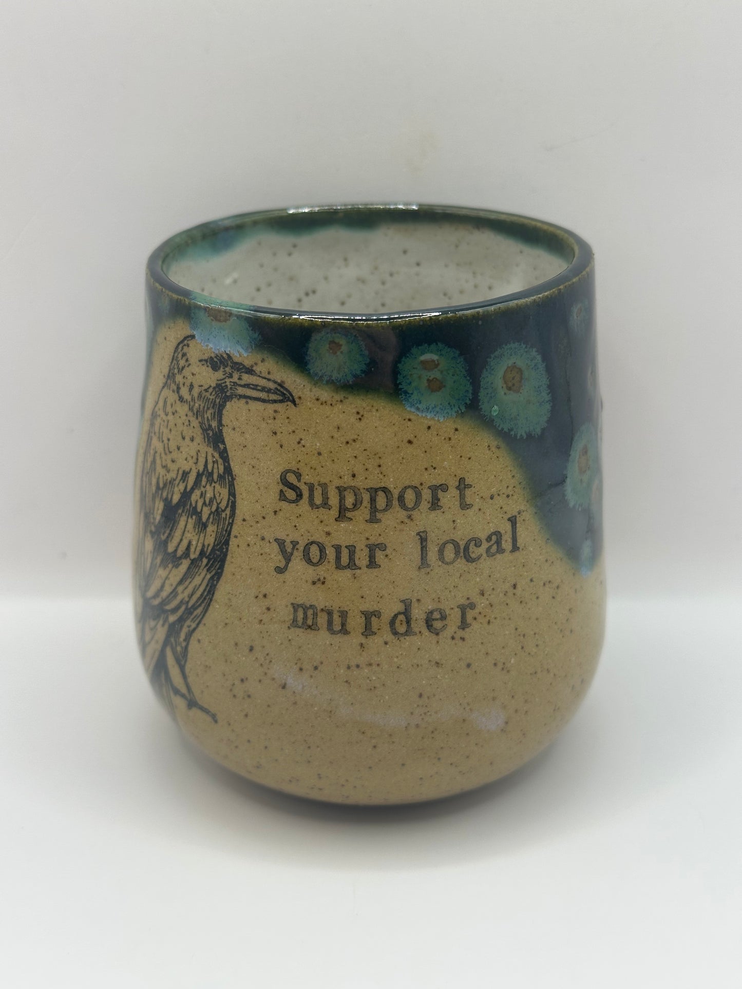 Wine Tumbler 10 oz- Support Your Local Murder - multiple styles