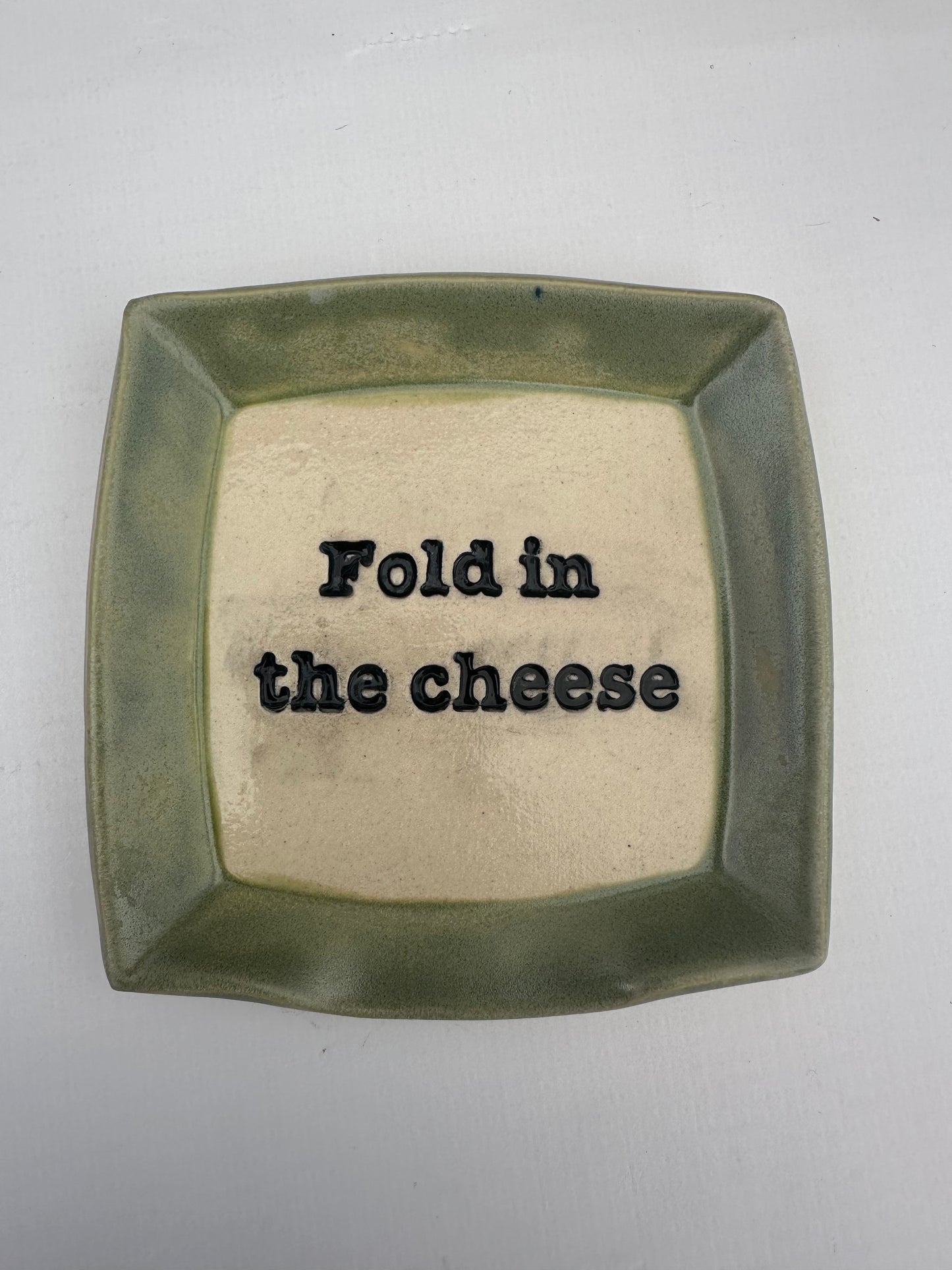 Spoon Rest Square - Fold in the Cheese - multiple colors