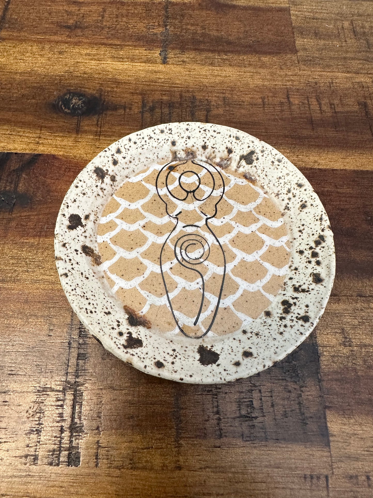 Round Dish - Goddess (various patterns/colors available)