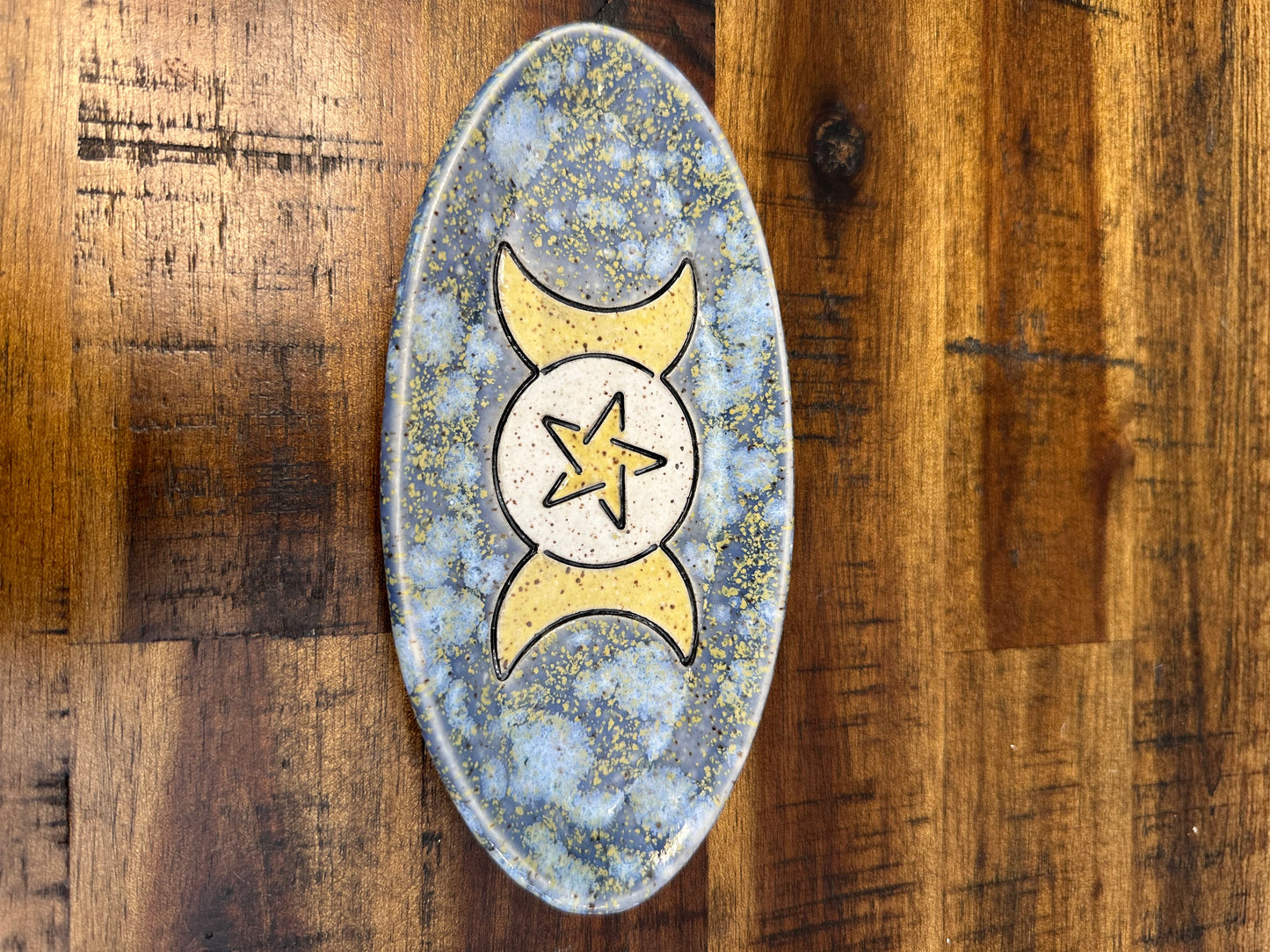 Oval Dish - Moons & Star (multiple colors/patterns available)